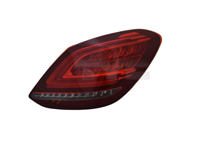 Stop, lampa spate MERCEDES Clasa C (W205), 07.2018- model SEDAN, partea Dreapta, TYC, cu lampa de mers inapoi; LED; fara marcaj "MERCEDES-BENZ";